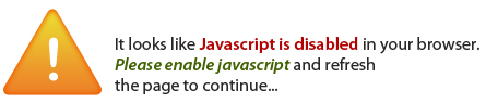 Javascript Turned OFF